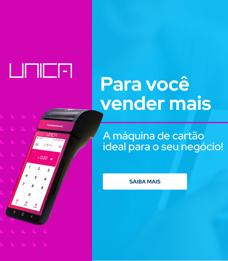 Banner Maquininha UNICA